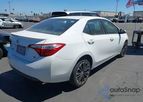 2015 Toyota Corolla S Plus from USA, damaged, VIN 5YFBURHE1FP317740